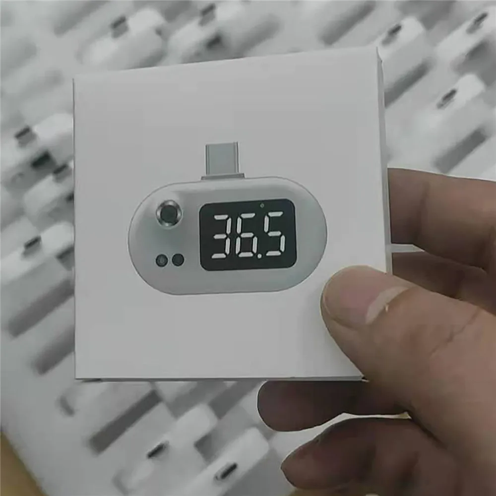 usb non contact infrared temperature meter smart mobile phone thermometer for androidiostypc c temperature measuring treasure free global shipping