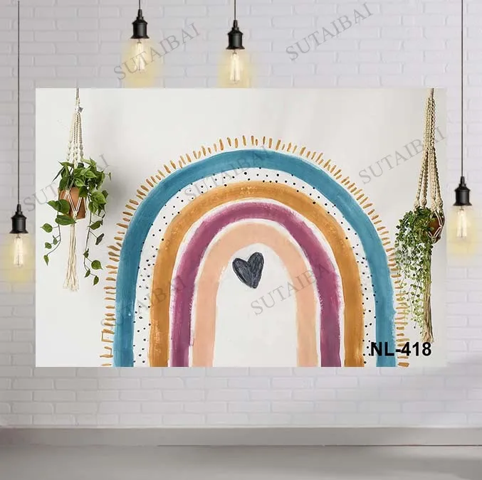 Неоновые светящиеся модные вечерние ничные фоны с 3D диафрагмой сцсветильник