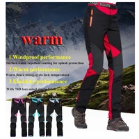womens winter ski pants waterproof warm fleece softshell hiking trousers outdoor sport trekking mountain climbing thick pants