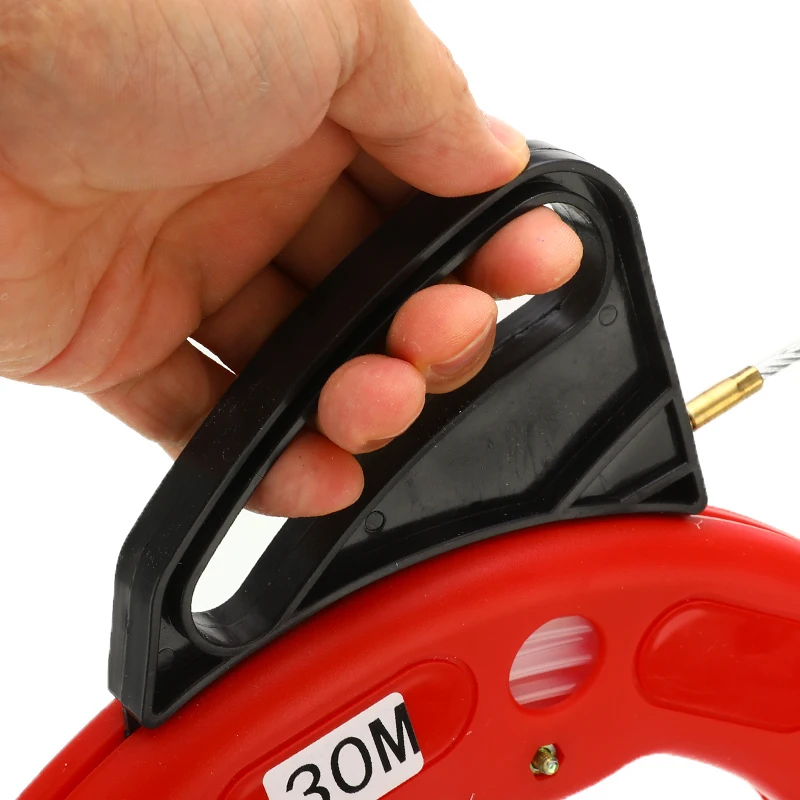 30 м рыболовная лента из стекловолокна катушка Съемник проводник роддер потянув