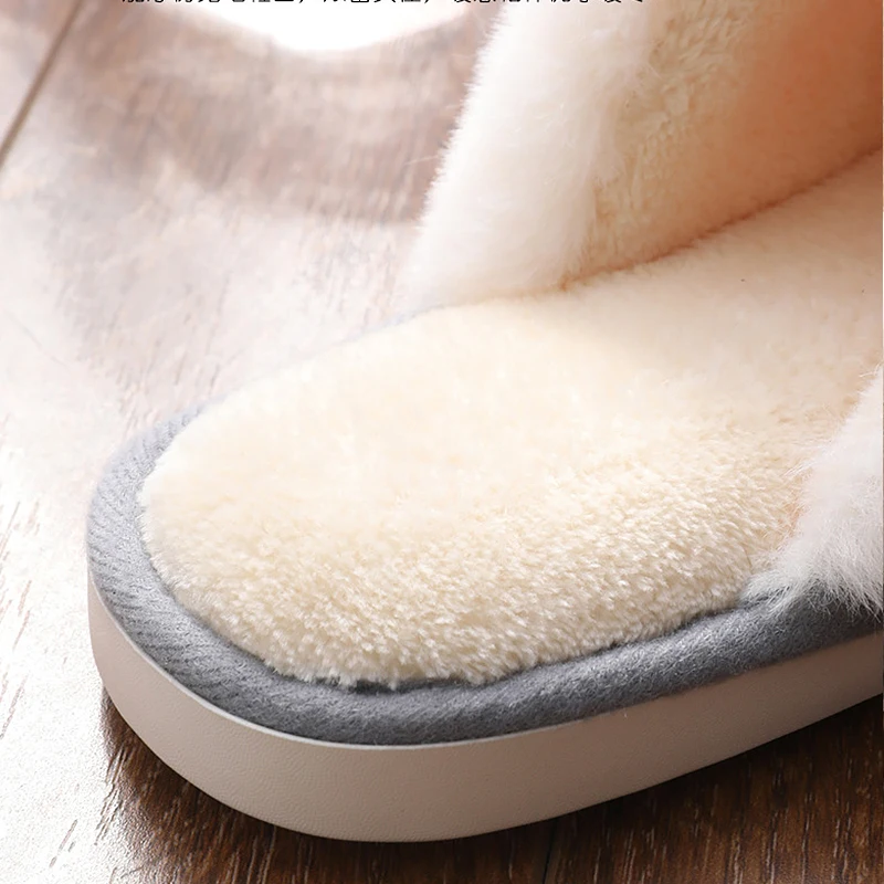 Мужские тапочки Замшевые плюшевые Бархатные Меховые домашние Мягкие на