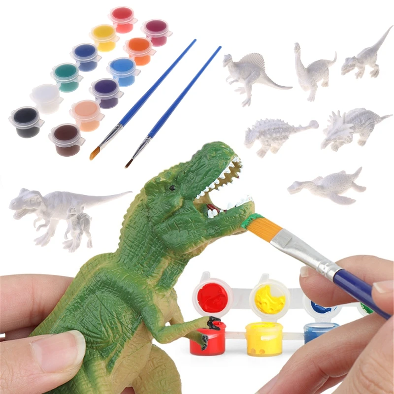 

Kids Crafts and Arts Set Painting Kit - Dinosaurs Toys Art and Craft Supplies Party Favors for Boys Girls Age 4 5 6 7 Years Old