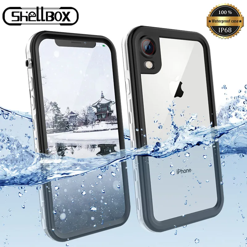 Водонепроницаемый Чехол IP68 для iPhone 7 8 Plus X XR XS MAX чехол подводной съемки