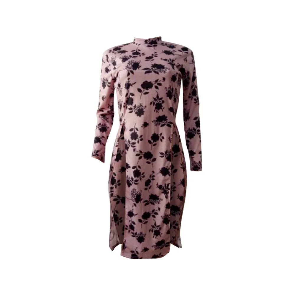 

2021 Summer New Style Long Shirt Sexy High Split Fashion Applique High Top Casual Long-sleeved Tops Fashion Clothing Women