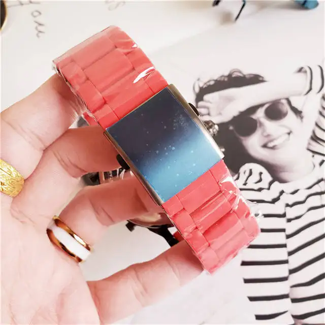 

Fashionable Brand Men's Watches AAA+ 7370 Luxury Stainless Steel Red Rubber Men Watch Chronograph Sport StopWatch Big Watches