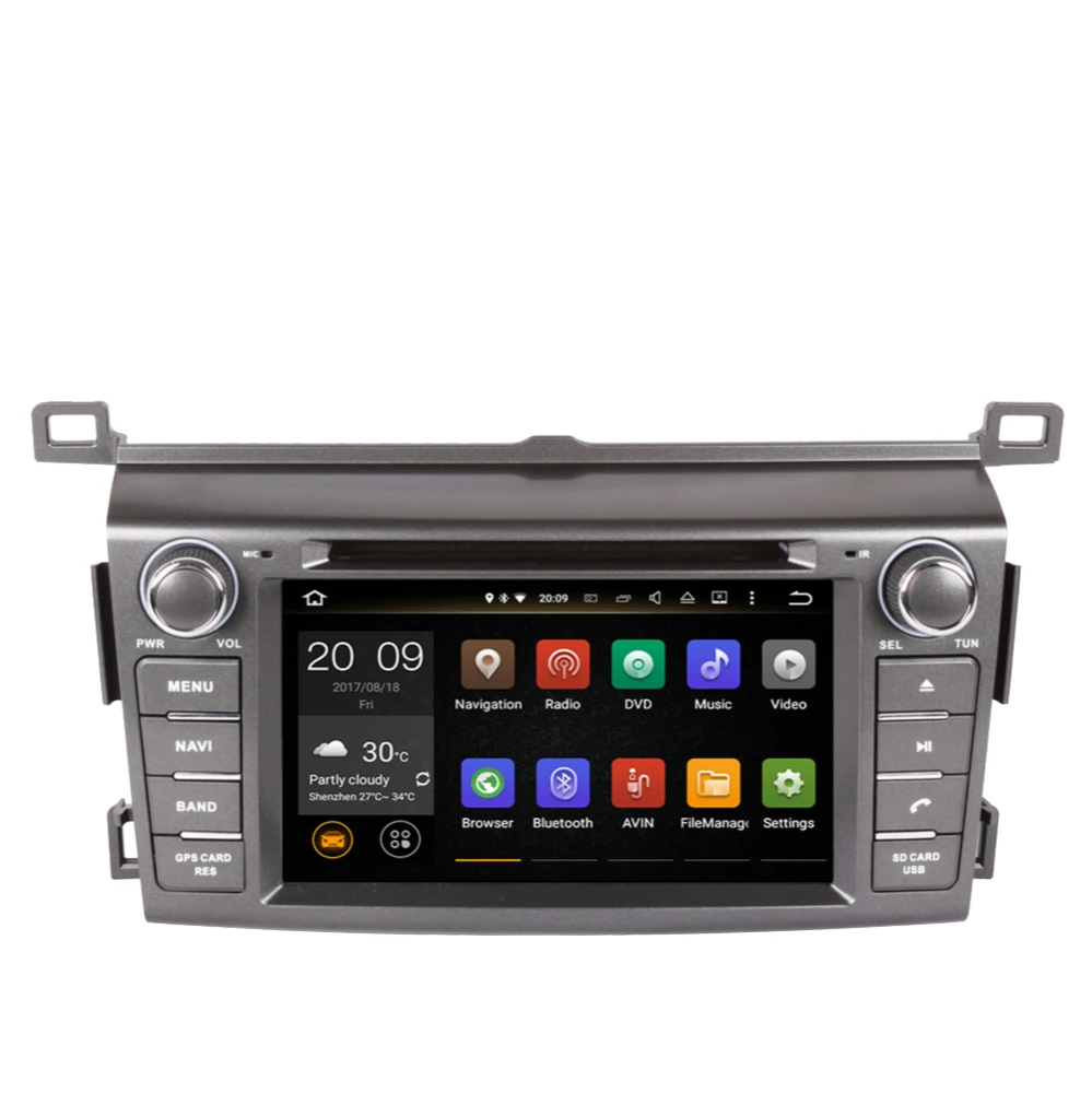 Автомобильный GPS-навигатор на Android 10 0 для Toyota RAV4 2013-2022 радио аудио стерео