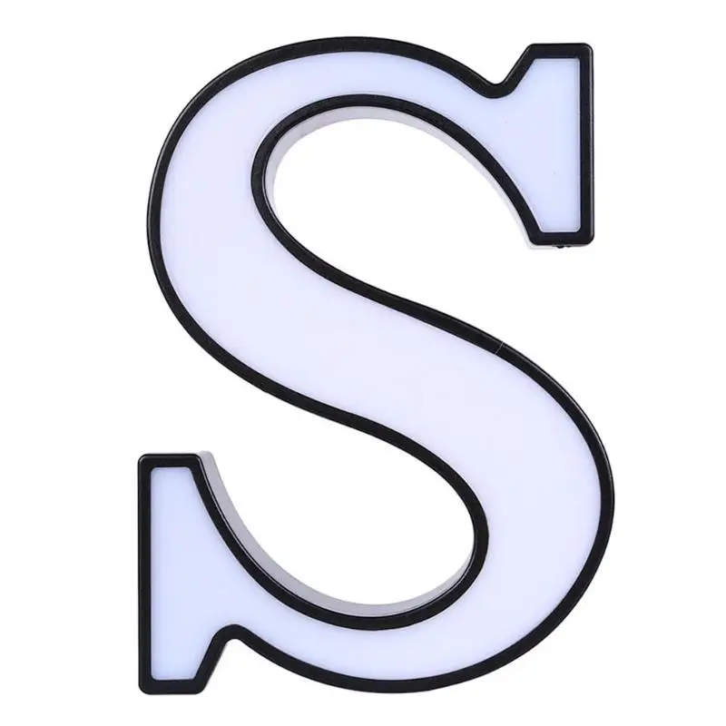 Светодиодный ночник с 26 буквами светильник алфавитом и шатром комнатное