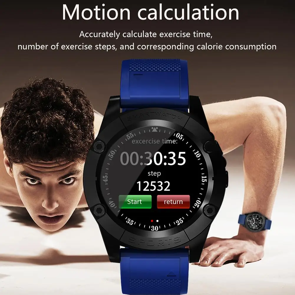 1 22 дюйма IPS смарт часы с картой информации километром напоминанием о сне браслет