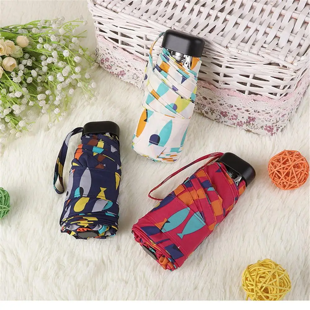 Неавтоматический складной размер 16 см зонты от дождя и солнца ветрозащитные для