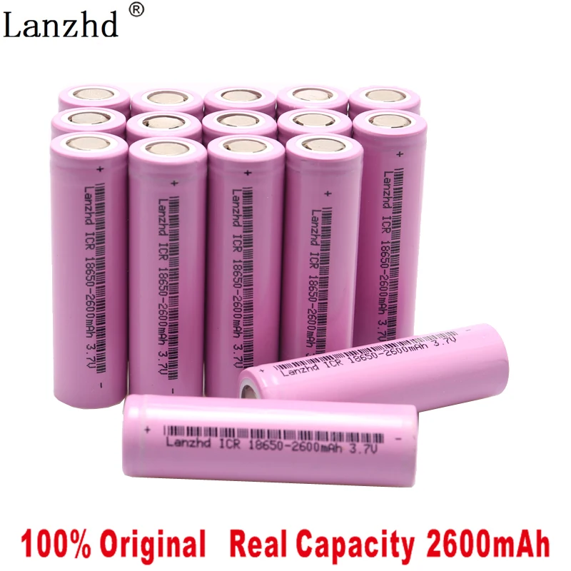 18650 3,7 V 2600MAH литий-ионная аккумуляторная батарея 18650 для samsung батареи для игрушек инструменты фонарик(10-40 шт