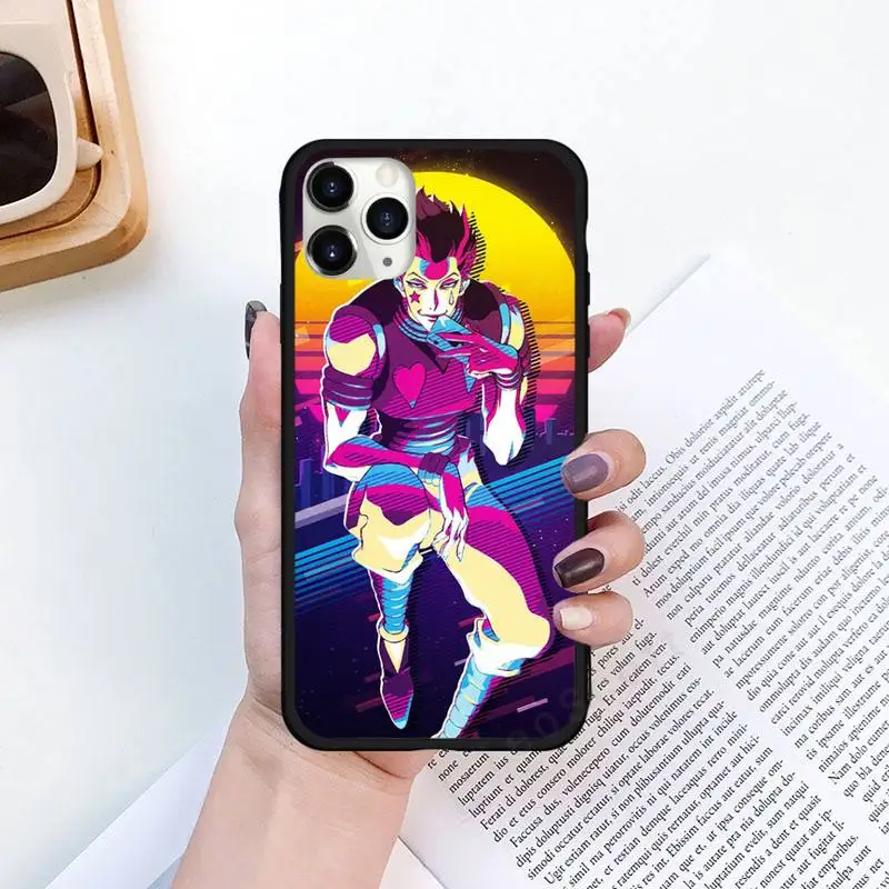 

Hunter X Hunter Anime Hisoka Phone Case for iPhone 11 12 mini pro XS MAX 8 7 6 6S Plus X 5S SE 2020 XR Luxury brand shell funda