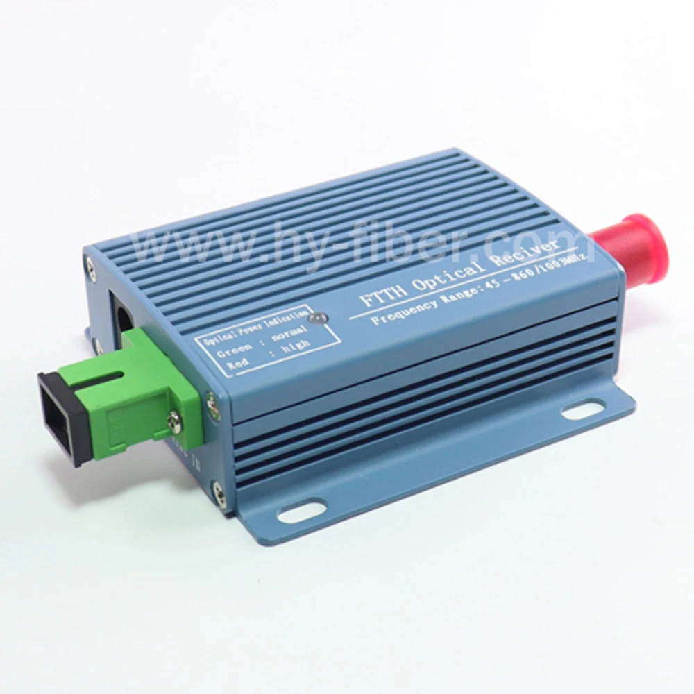 Оптический ресивер FTTH триплексер с миниатюрным CATV оптическим узлом один
