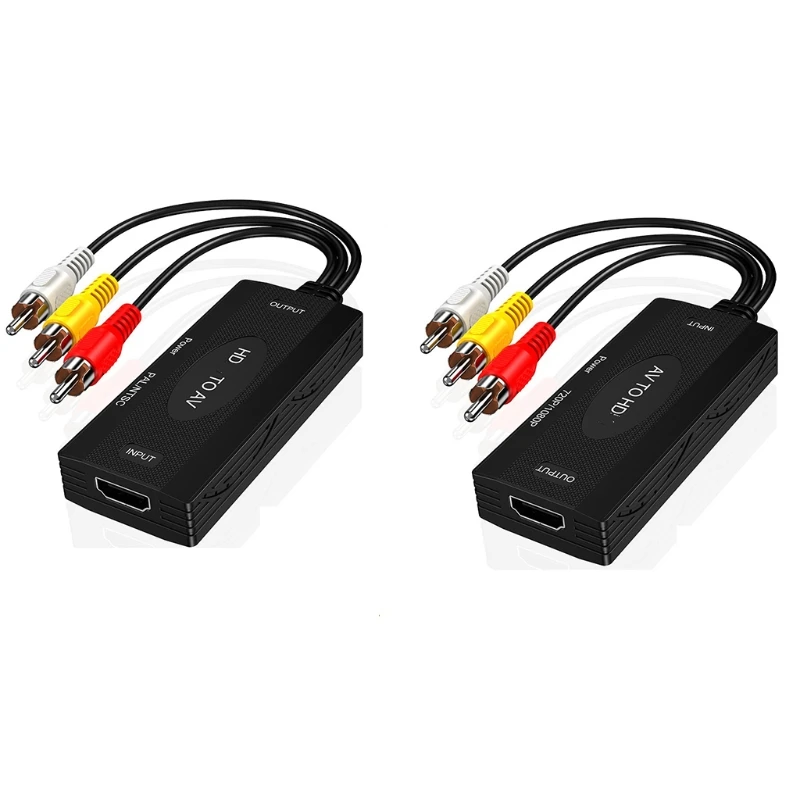 

Преобразователь видео с AV на HDMI-совместимый преобразователь