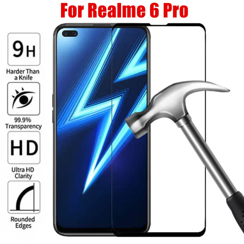

3 шт. для oppo realme 6 pro Realme 6Pro безопасная защита экрана закаленное стекло на real me 6pro 6 Pro Полное покрытие защитное стекло