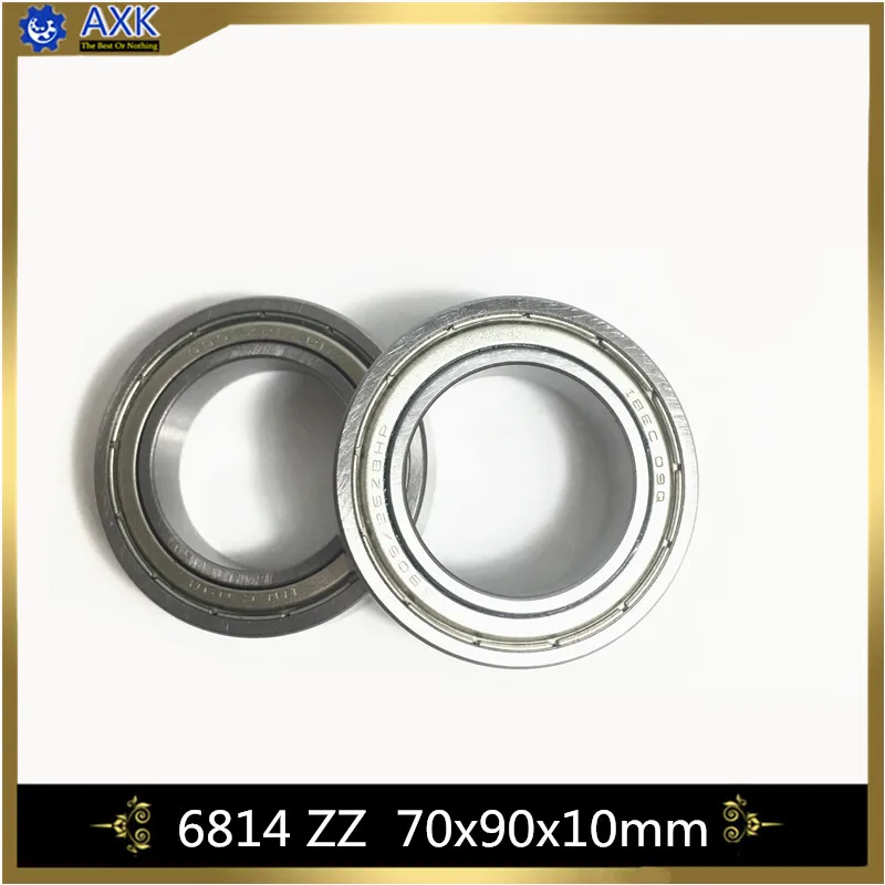 6814 ZZ ABEC-1 (2 шт.) 70x90x10 мм метрические тонкие секционные подшипники 61814 6814ZZ |