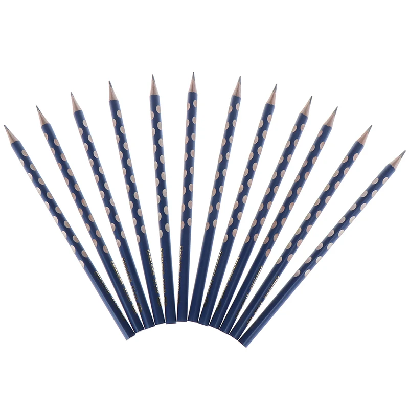 12 шт./кор. паз тонкий Треугольники Деревянные HB коррекции письменной форме