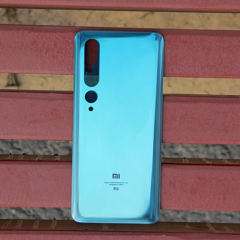 

XIAOMI Original Glass Battery Rear Case For Xiaomi 10 M10 Mi 10 Mi10 5G Version Phone Battery Backshell Back Cover Cases