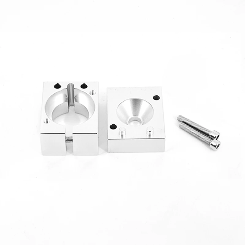 

Baffle / Cone Cups Guide Jig Drill Fixture Kit for 1-1/2'' ID Cup 1.75" OD End Cap Solvent Trap Filter, Aluminum