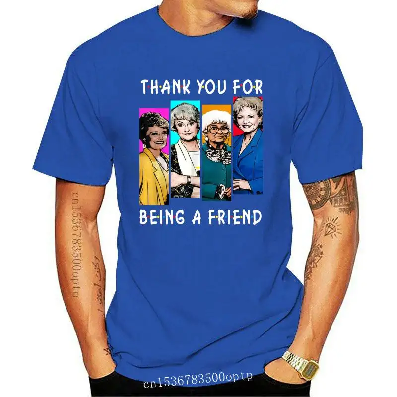 

Новые модные женские хлопковые повседневные свободные футболки с принтом спасибо за то, что вы подруга Золотая Девочка Винтажный Забавный ...