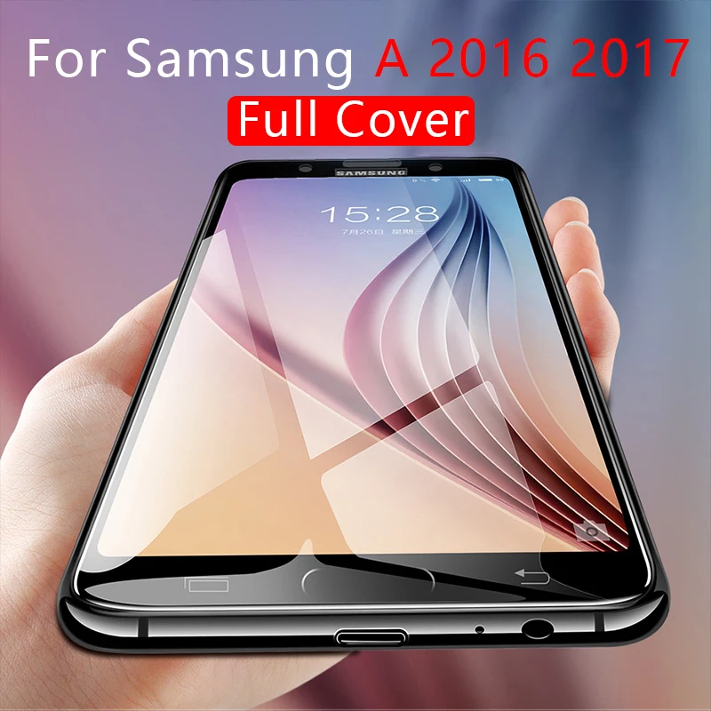 Защитное стекло для Samsung A5 2017 a7 a3 2016 закалённое экрана на galaxy a 3 5 7 3a 5a 7a a52017 a32017
