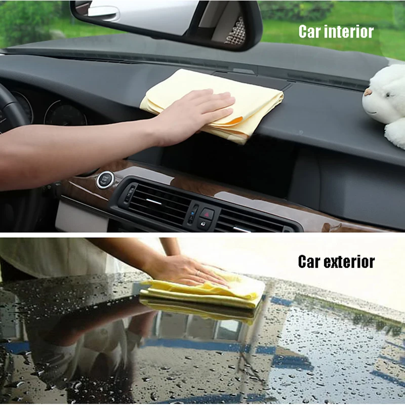 

Поливиниловое замшевое полотенце для мытья автомобиля, 68*43*0,2 см