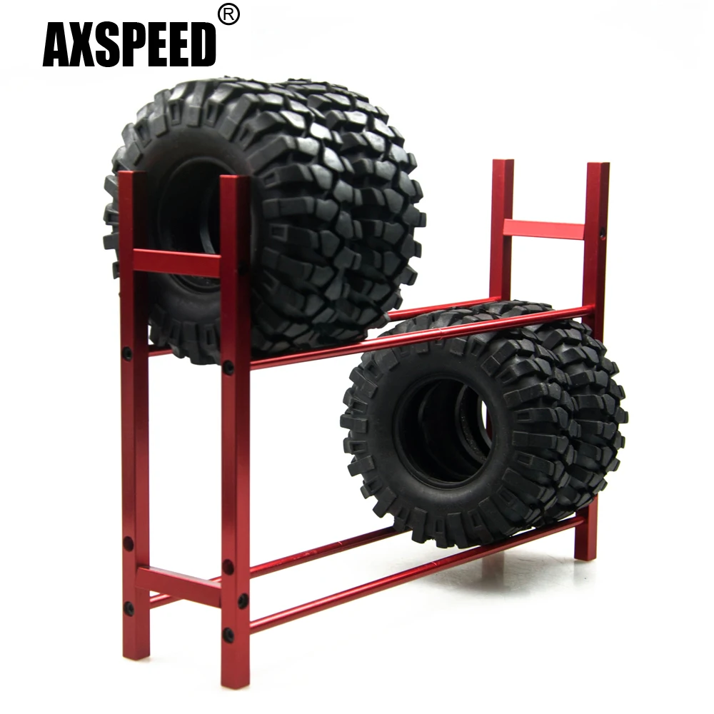 AXSPEED RC Дрифт Автомобильные Колесные диски полка и Шины Полки Для осевой SCX10 Trx 41/10