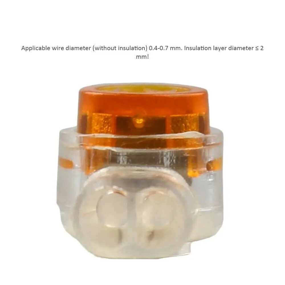 200Pcs Rj45 Connector Crimp Connection Terminals K1 Wire Waterproof Easy to Operate Fast BU1875 | Обустройство дома