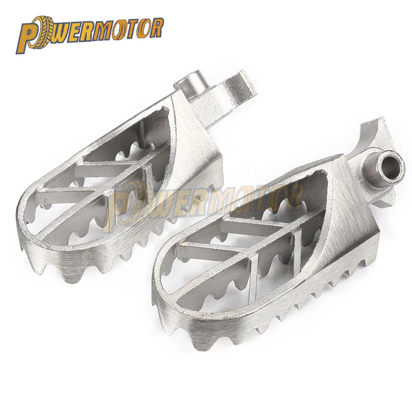 

Motorcycle Foot Pegs Footpeg Stainless Steel Foot Peg Front Footrests For Harley Honda Kawasaki Yamaha Suzuki Pit Dirt Bike