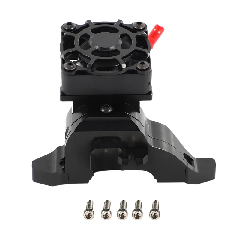 

For 1/10 Rc Crawler Car Traxxas Trx-4 Motor Mount Heat Sink With Fan For 1/10 Rc Crawler Car Traxxas Trx-4