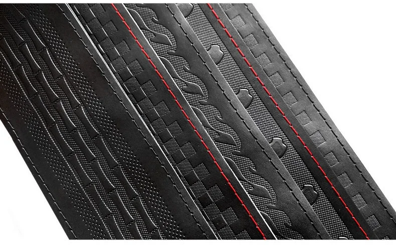 Универсальный чехол для руля 38 см из натуральной кожи с тиснением чехлы Toyota Suzuki