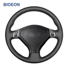 Искусственная кожа, черная искусственная кожа, ручная работа, чехол рулевого колеса автомобиля для Subaru Forester Outback Legacy 2005 2006 2007