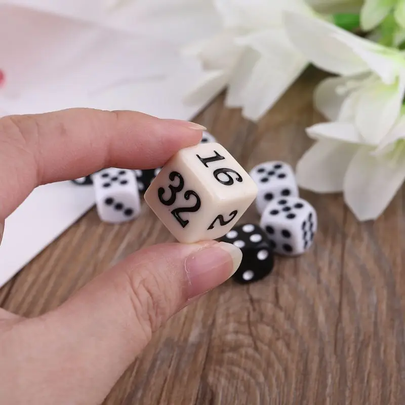 

11pcs/set Six Sided Dices Beads Desktop Table Role Playing Board Games for Party