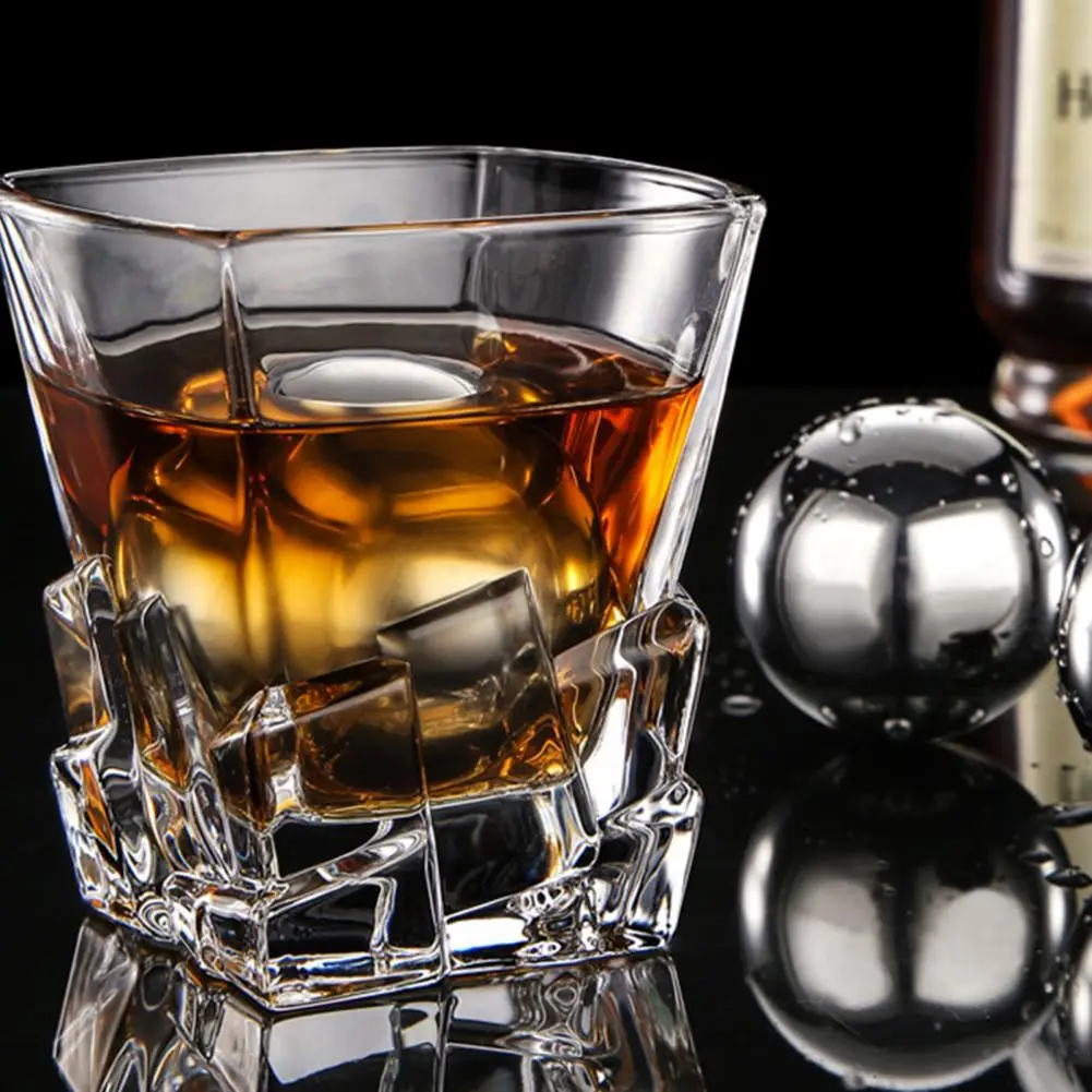 Хит продаж 80% 2 шт. кубик льда экологически чистый быстрое охлаждение нержавеющая