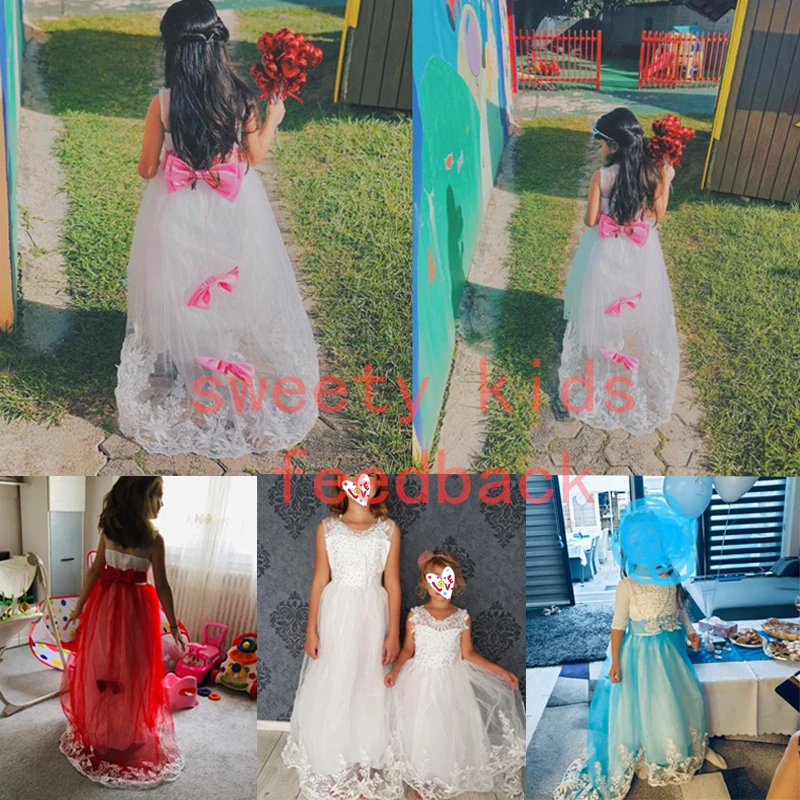2022 Summer Girls Dress Long Bridesmaid Kids Dresses For Girls Children Princess Dress Party Wedding Dress 3 10 14 Years Vestido images - 6