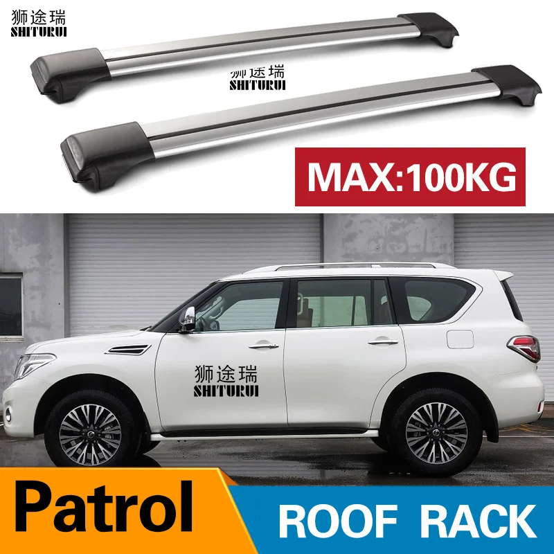 Кровельные рейки для NISSAN патруль y62 2010-2019 SUV боковые из алюминиевого сплава