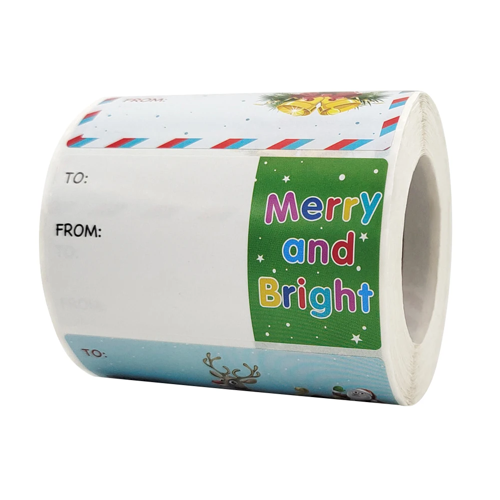 

Cute Removable Festival Decoration Reusable Art Decal Envelope Seals Self Adhesive Christmas Stickers Portable Craft Accessories