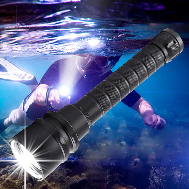 Супер яркий фонарик для подводного плавания 5T6/5L2 профессиональный портативный