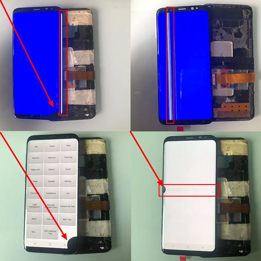 Дигитайзер сенсорного экрана AMOLED для Samsung S8 G950 G950U G950F Plus G955 G955F S9 | Мобильные