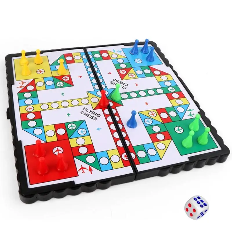 Мини Магнитные колышки Летающие шахматы складной боевой стол игра ребенок
