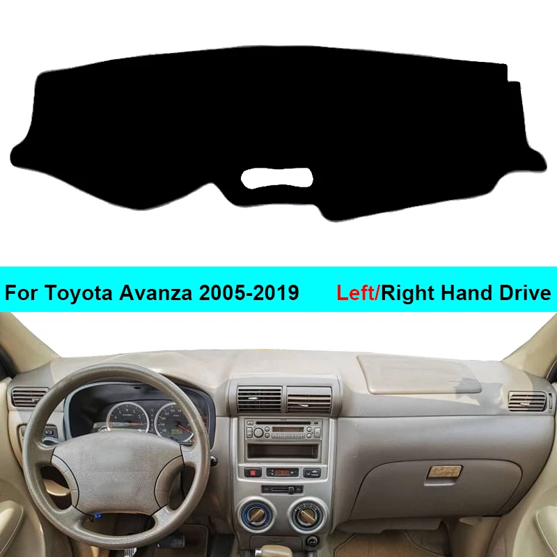

2 Layers Car Auto Dashboard Cover Carpet Cape For Toyota Avanza 2005 - 2015 2016 2017 2018 2019 Dash Mat Dashboard Pad Anti-UV
