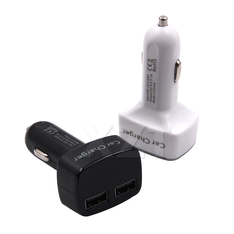 New 4 in 1 Car Charger Dual USB DC 5V 3.1A Universal Adapter With Voltage/temperature/Current Meter Tester Digital LED Display | Автомобили