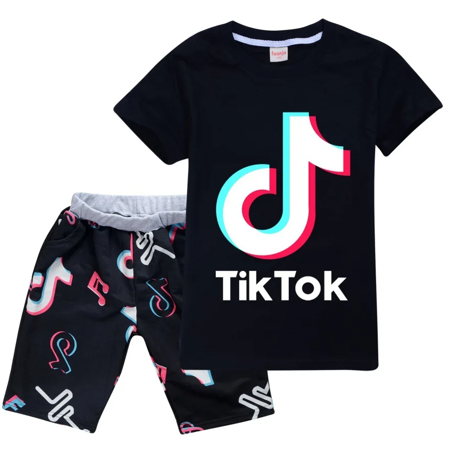 Комплекты детской одежды летняя одежда для мальчиков и девочек футболка с