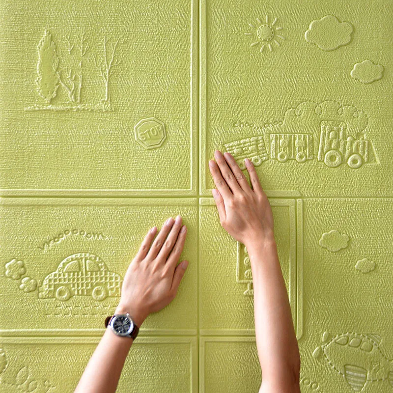 Мультяшные 3D наклейки на стену для гостиной спальни мягпосылка пакет обои