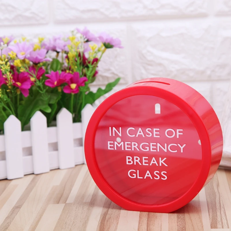 Аварийная Копилка в чехле с экстренным перерывом стеклянная новинка сберегающая