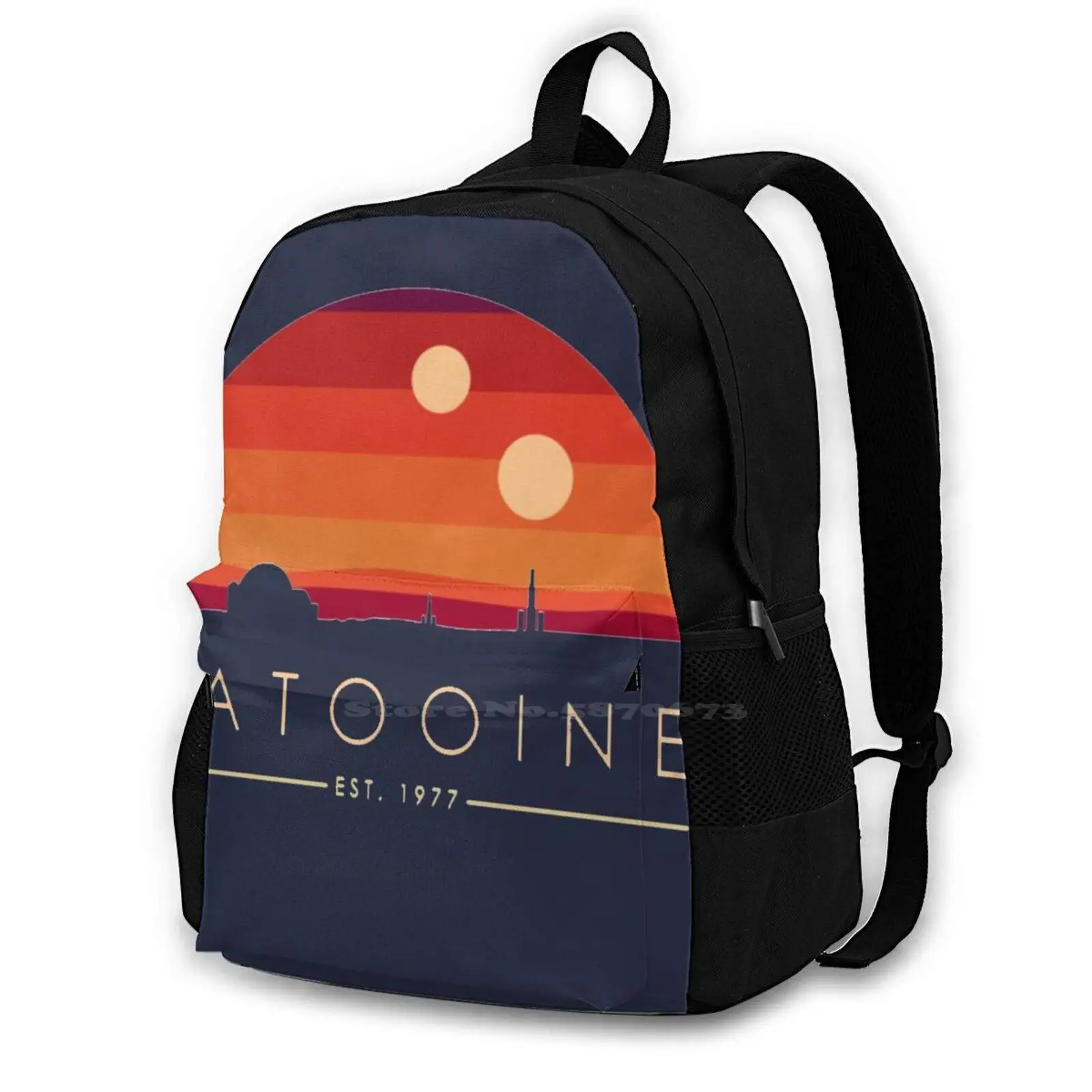 Tatooine Est 1977 3D Print Design Backpack Casual Bag 99 98 97 96 95 94 93 James Bond 1 2 3 4 5 6 7 1 2 3 4 5 The The 001 99 98