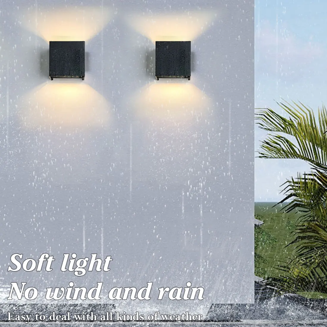 

Sensor LED Wall Lamp Adjustable angle/Waterproof Indoor & Outdoor Aluminum Wall Light Surface Mounted Cube LED Garden Porch Lamp