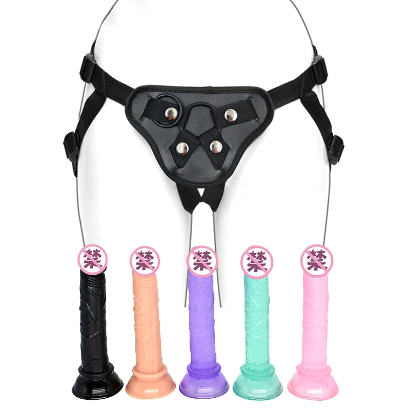 Страпон для лесбиянок носимый фаллоимитатор трусики мастурбация ремешок на