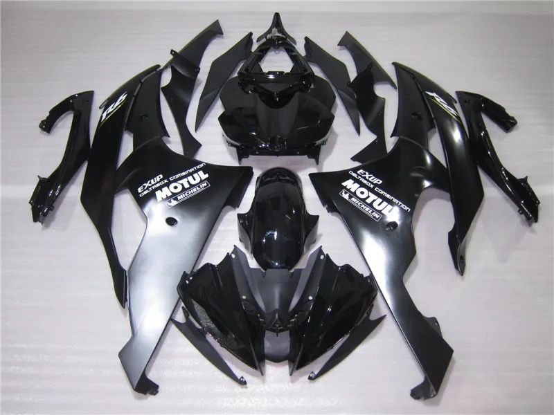 

Высококачественные Пластиковые обтекатели для YAMAHA R6 08 09 10 11 12 13, матовый черный комплект обтекателей 2008 - 2015 YZF R6, детали RGF64