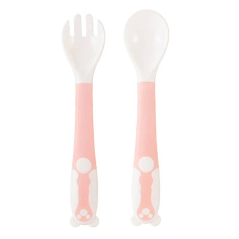 Baby Food Supplement Feeding Spoon Children's Products Curved Handle Easy To Grasp Children Tableware Baby Diet Training