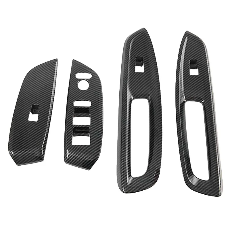 Car Inner Door Window Lift Armrest Switch Panel Cover Trim Decorative Frame for Honda Fit Jazz 2020 | Автомобили и мотоциклы